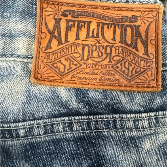 AFFLICTION Raquel Skinny Stretch Jean sz 27 - Picture 4 of 7